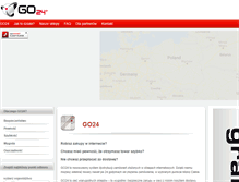 Tablet Screenshot of go24.com.pl